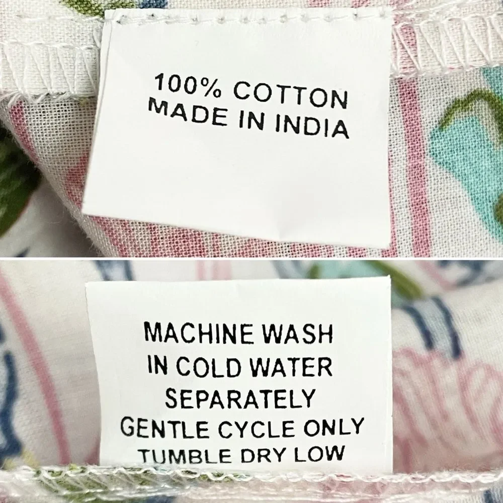 NWT Bindu Anika Dress Pink Multi Floral Ruffle Sleeve Maxi Boho Resort Sz Small - Picture 12 of 13